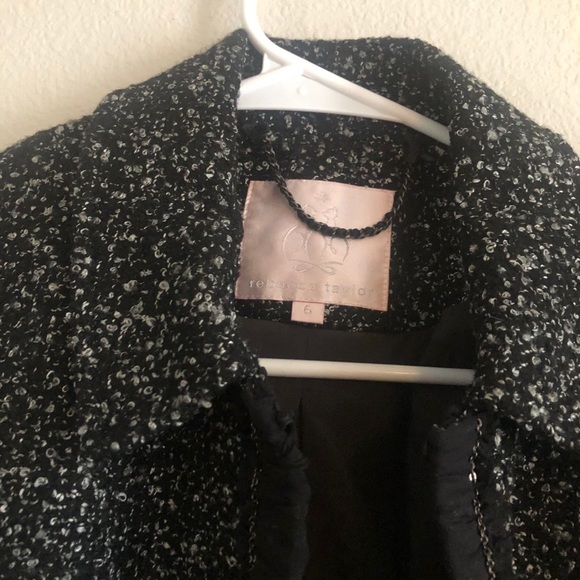 NWOT Rebecca Taylor Boucle tweed blazer jacket 6 - Picture 2 of 5